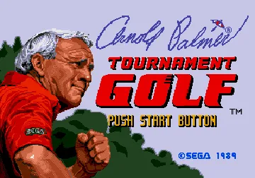 Arnold Palmer Tournament Golf (USA, Europe) screen shot title